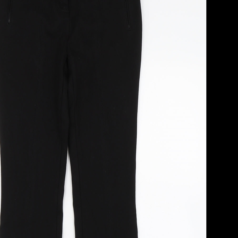 NEXT Womens Black   Trousers  Size 8 L28 in