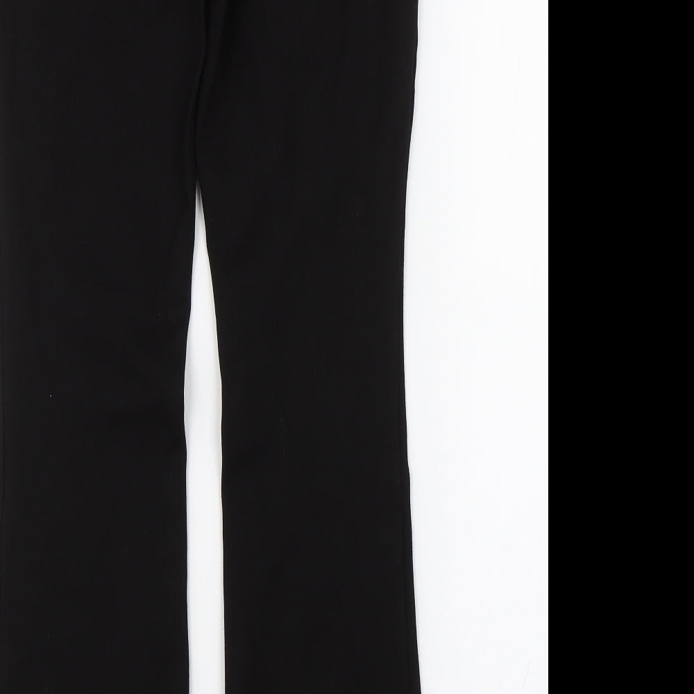 NEXT Womens Black   Trousers  Size 8 L28 in