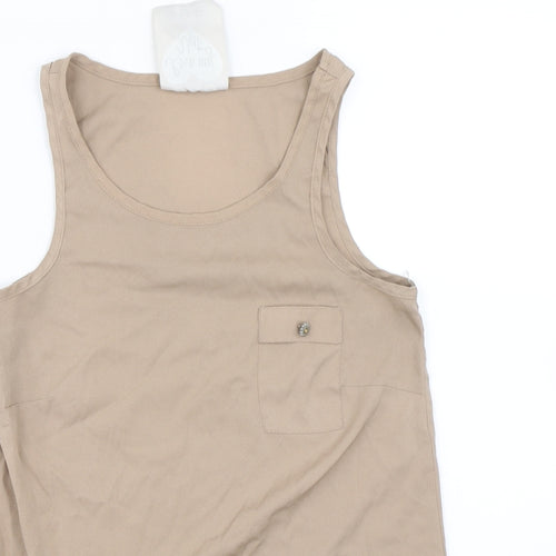 Atmosphere Womens Brown   Basic Tank Size 6