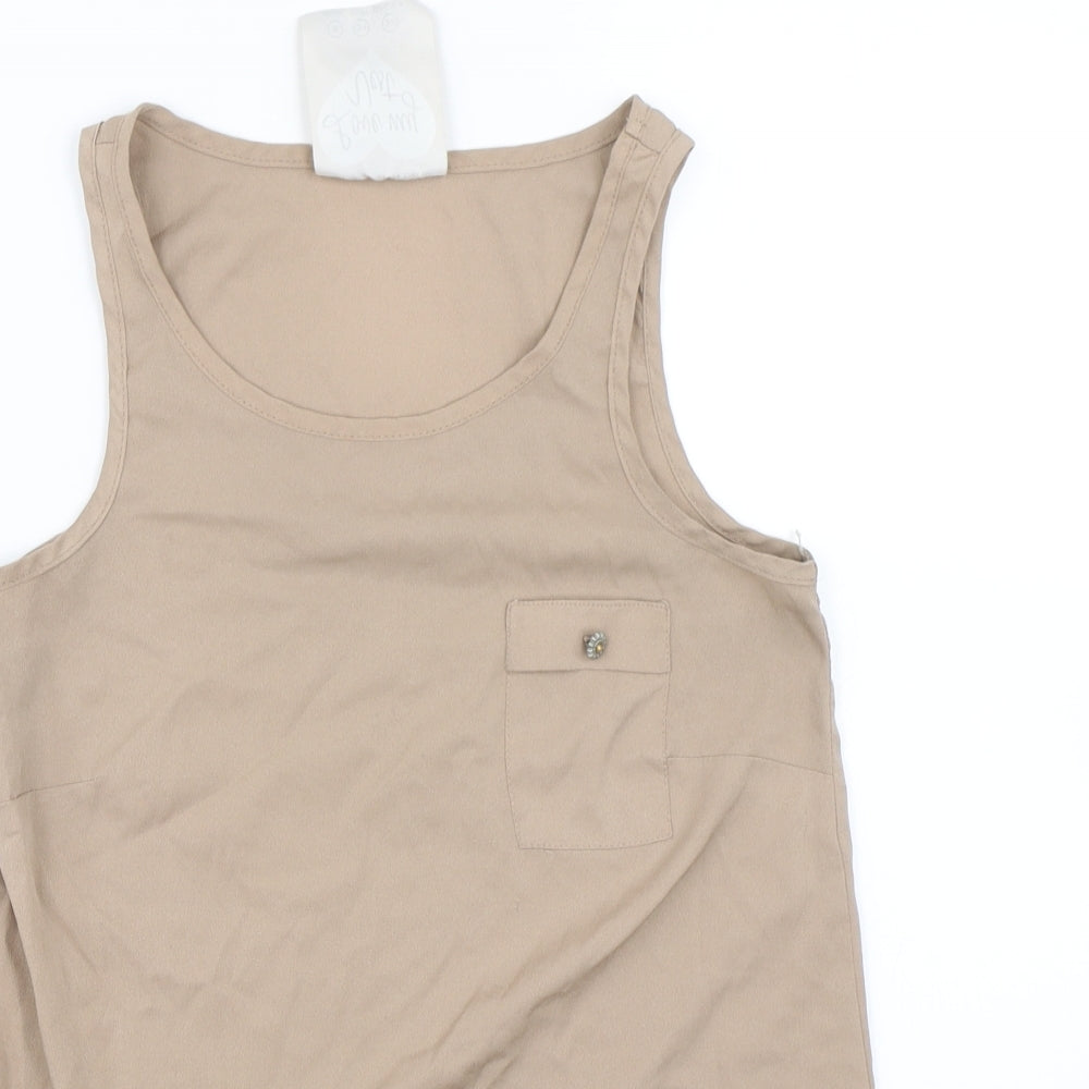 Atmosphere Womens Brown   Basic Tank Size 6