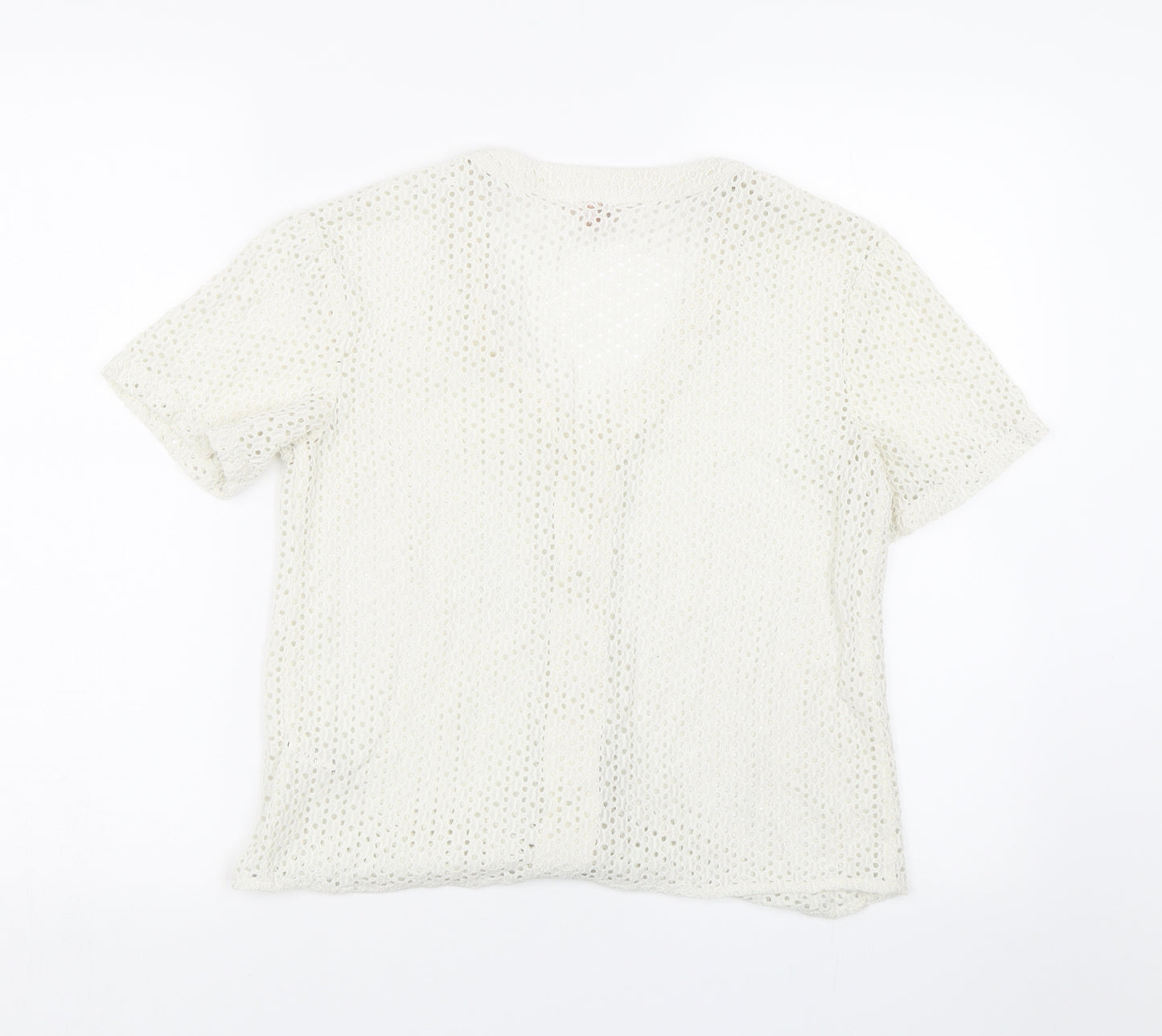 TU Womens White   Cardigan Jumper Size 10