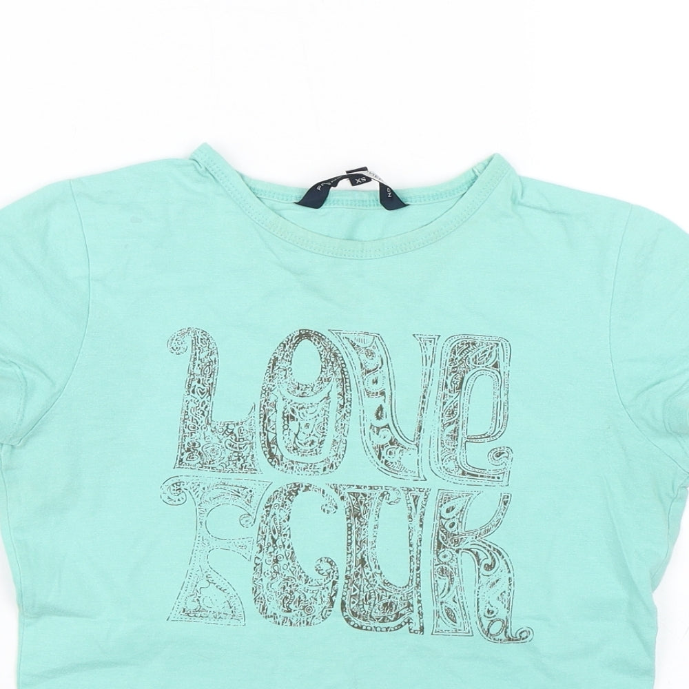 French Connection Womens Blue   Basic T-Shirt Size XS