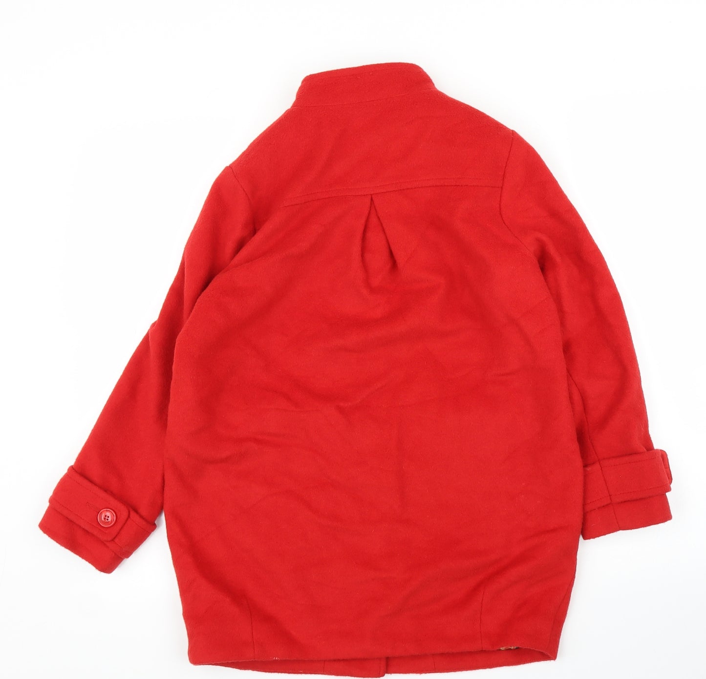 NEXT Womens Red   Overcoat Coat Size M