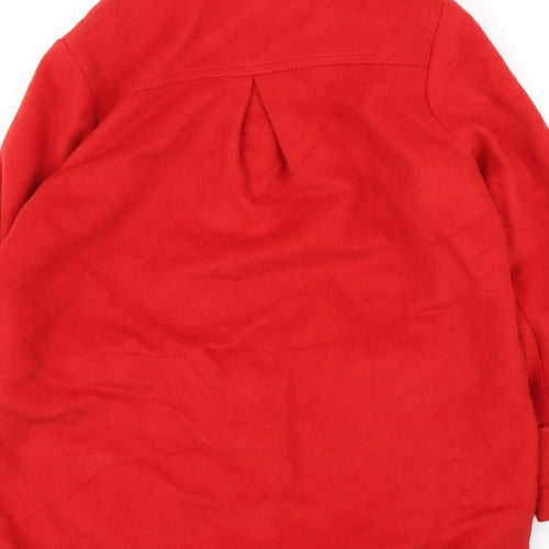 NEXT Womens Red   Overcoat Coat Size M