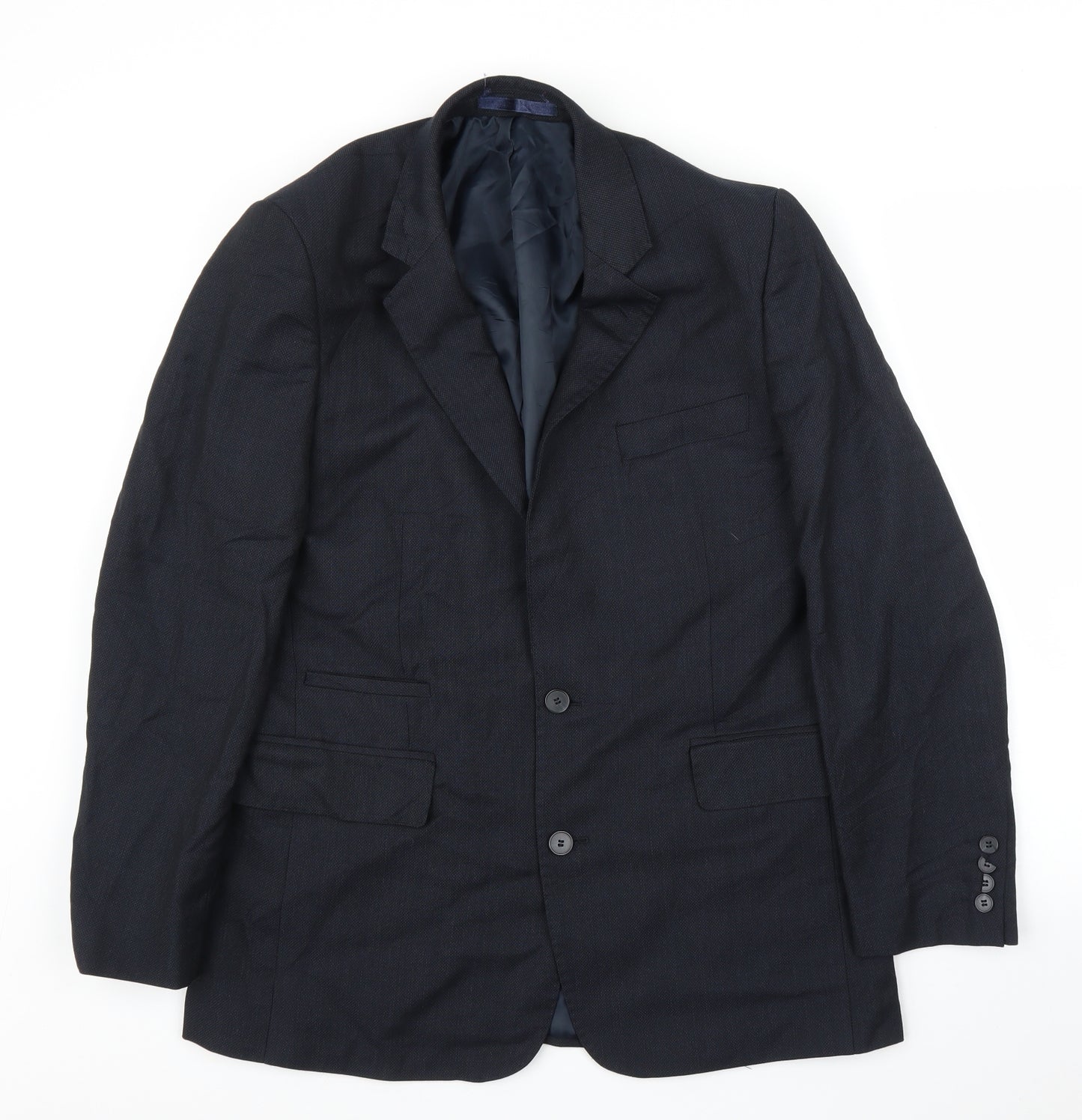 Hammond Mens Blue   Jacket Suit Jacket Size 40