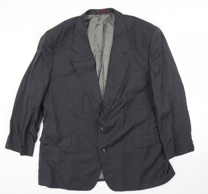 Claude Phillip Mens Grey   Jacket Suit Jacket Size 46