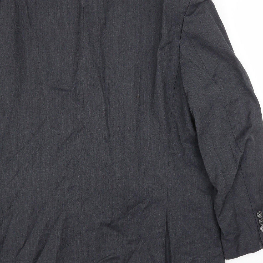 Claude Phillip Mens Grey   Jacket Suit Jacket Size 46