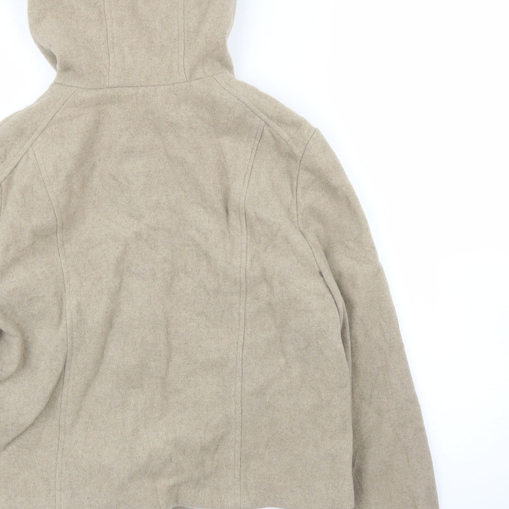 River Island Womens Beige   Overcoat Coat Size 16