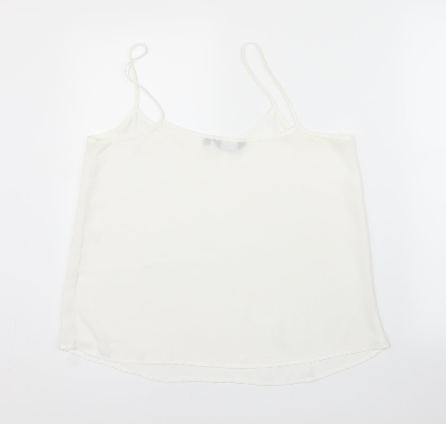 New Look Womens White   Camisole Blouse Size 12