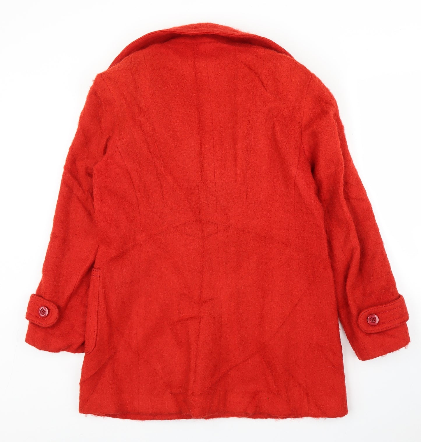 Preworn Womens Red   Pea Coat Coat Size 16
