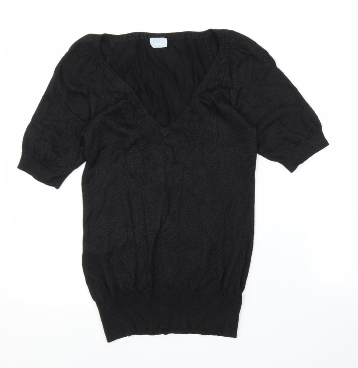 Oasis Womens Black   Basic Blouse Size 8