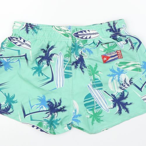 Oiler & Boiler Womens Green   Cut-Off Shorts Size S