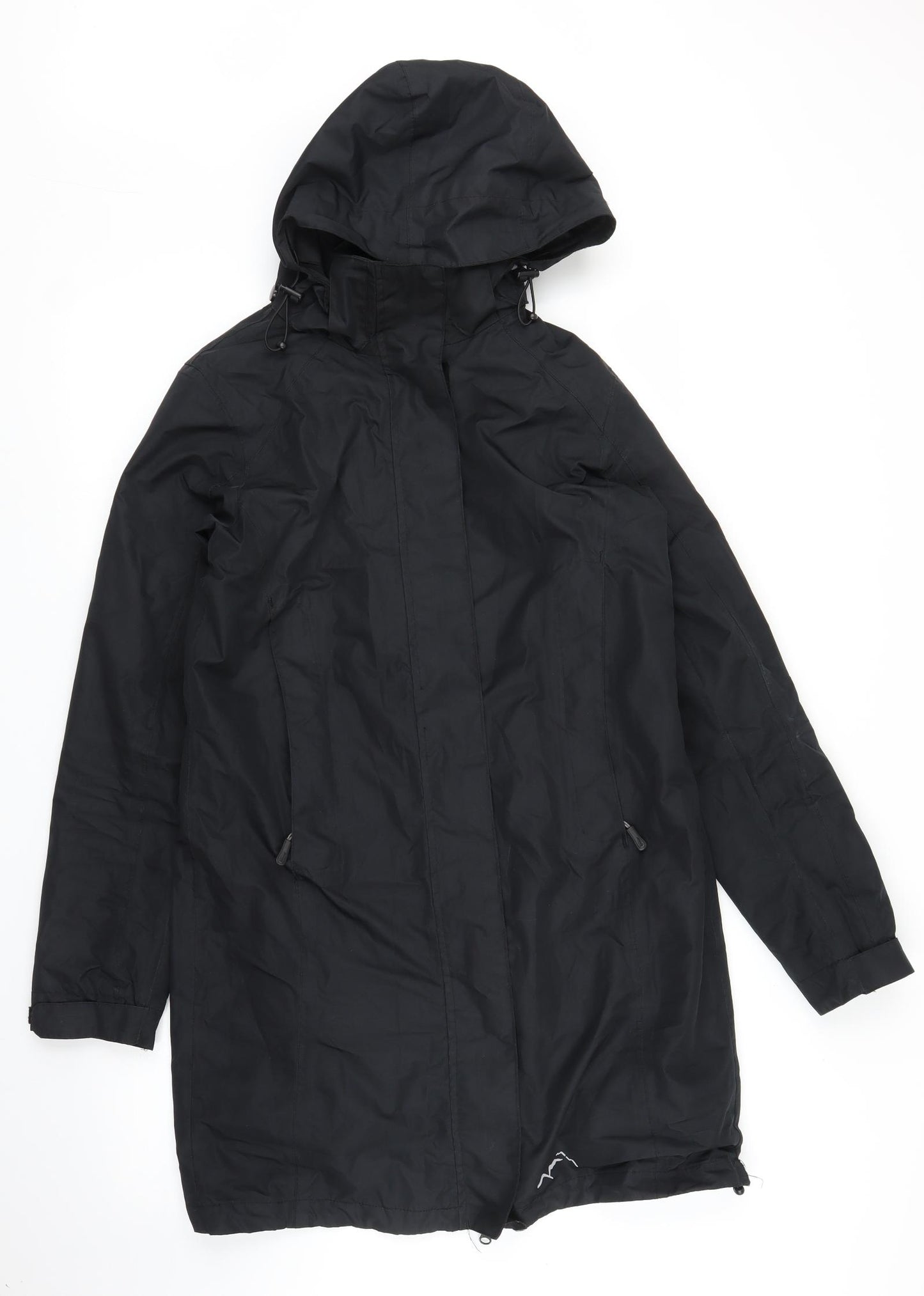 Crivit Womens Black   Rain Coat Coat Size 12