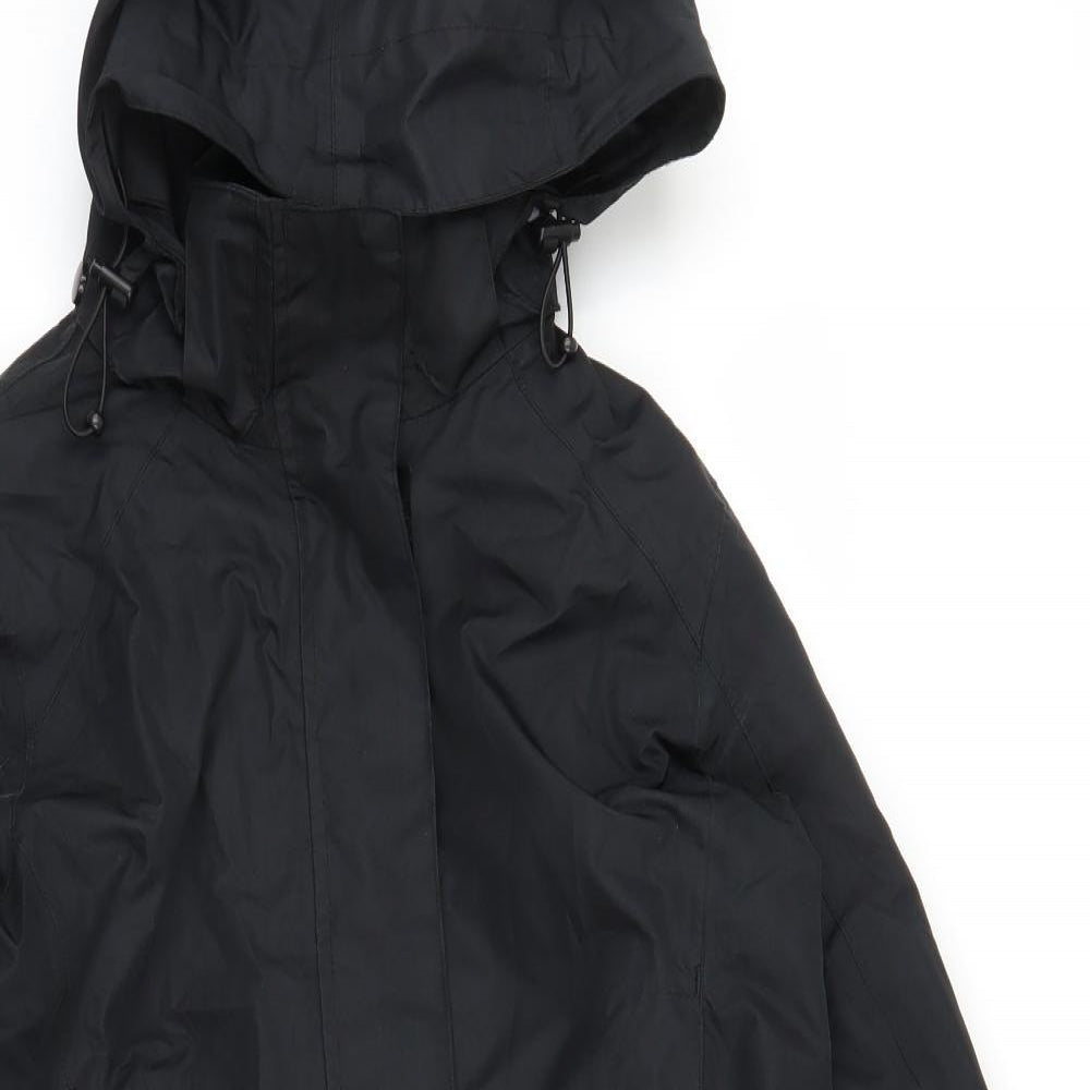 Crivit Womens Black   Rain Coat Coat Size 12