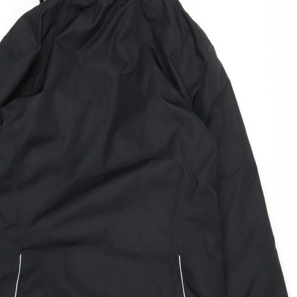 Crivit Womens Black   Rain Coat Coat Size 12