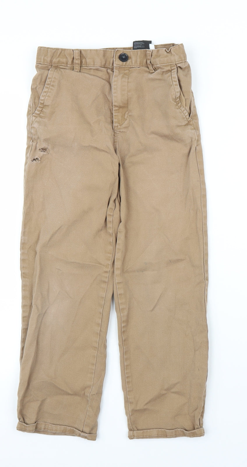 H&M Boys Beige   Carpenter Trousers Size 10 Years