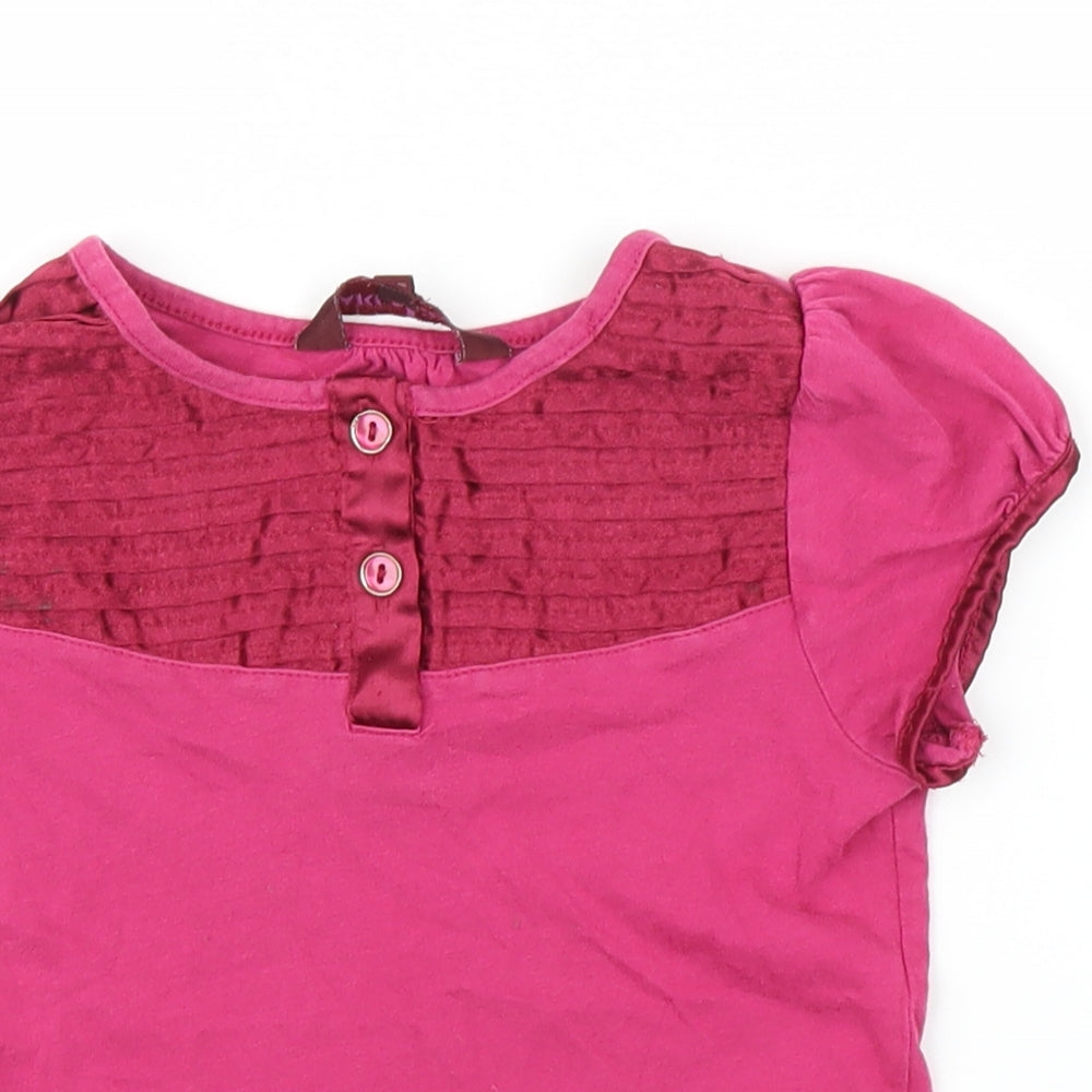 Ted Baker Girls Pink   Basic T-Shirt Size 3-4 Years