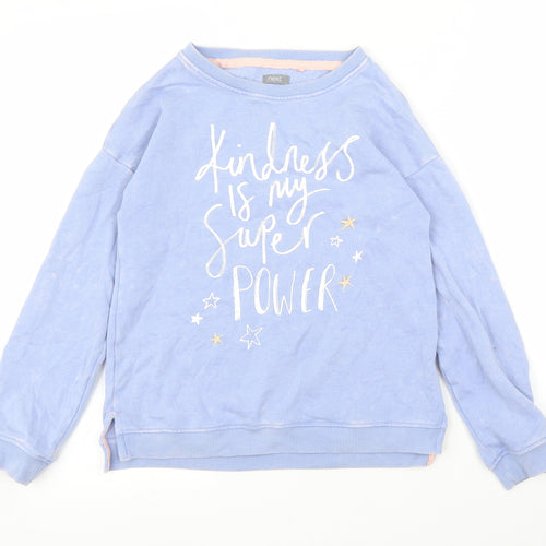 NEXT Girls Blue   Pullover Jumper Size 11 Years