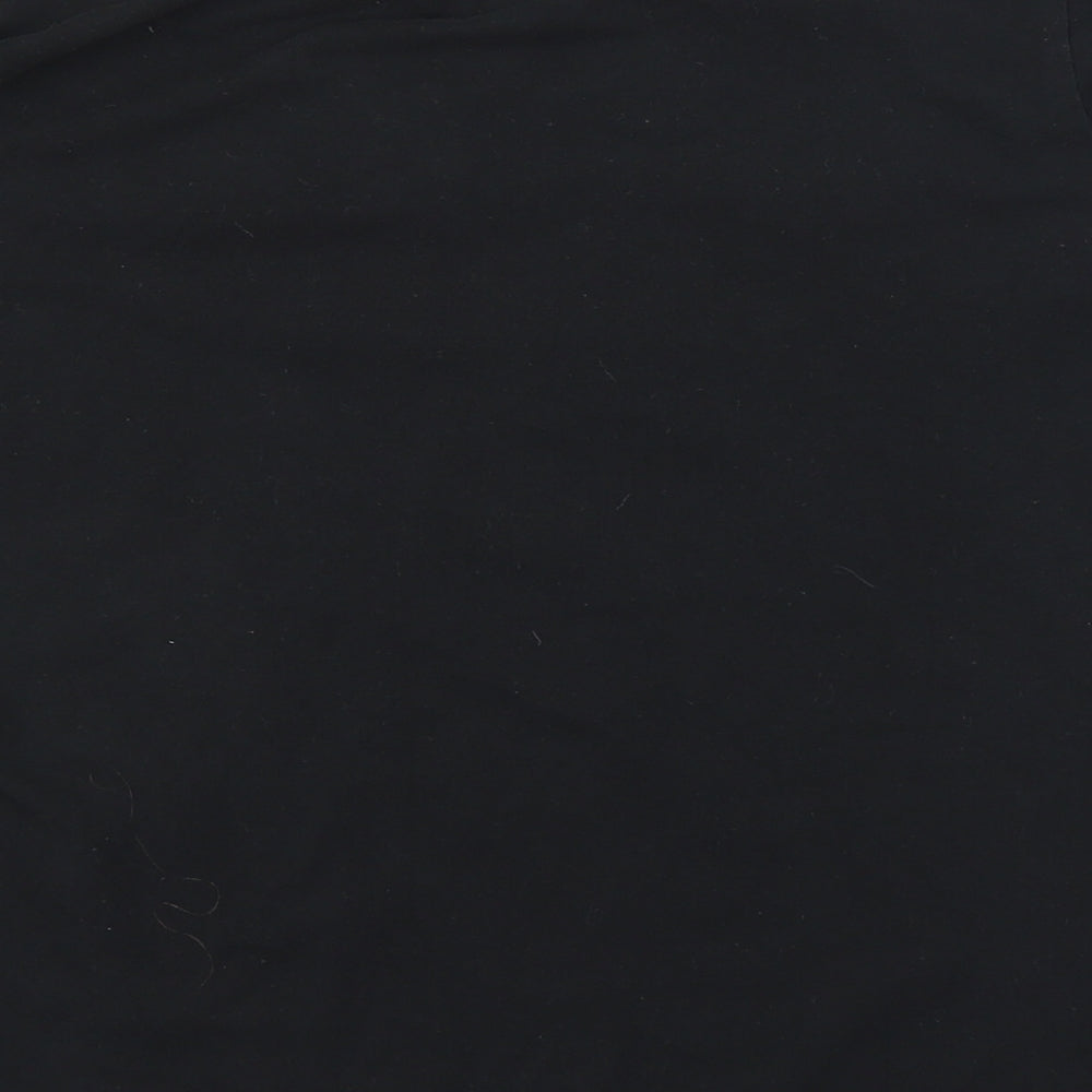 Debenhams Womens Black Floral  Basic Blouse Size 14