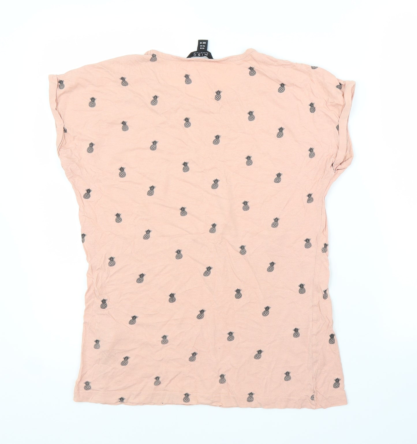 Miso Womens Pink   Basic Blouse Size 10