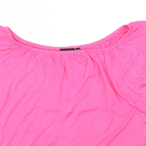 Be You Womens Pink   Basic Blouse Size 12