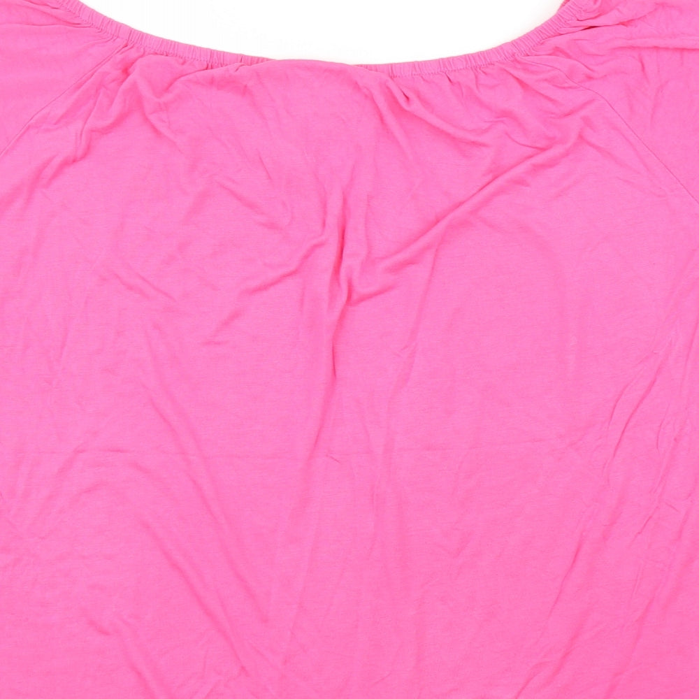 Be You Womens Pink   Basic Blouse Size 12