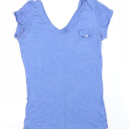 Preworn Womens Blue   Basic T-Shirt Size S