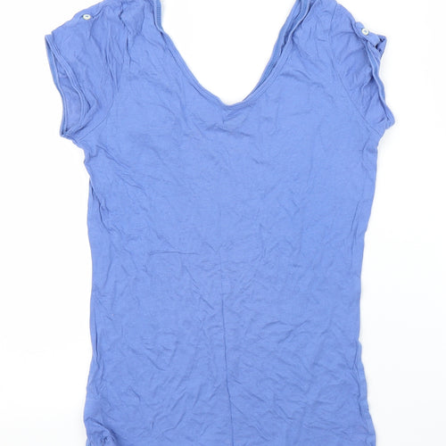 Preworn Womens Blue   Basic T-Shirt Size S