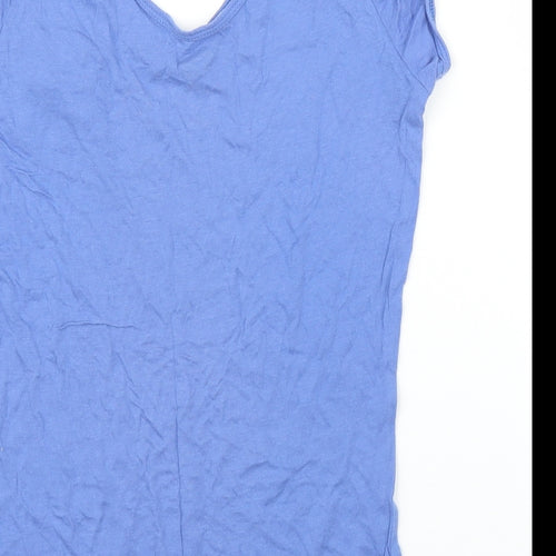 Preworn Womens Blue   Basic T-Shirt Size S