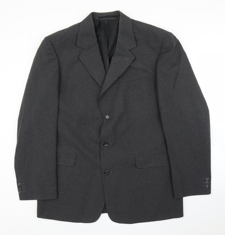 Canda Mens Grey Jacket Suit Jacket Size 46
