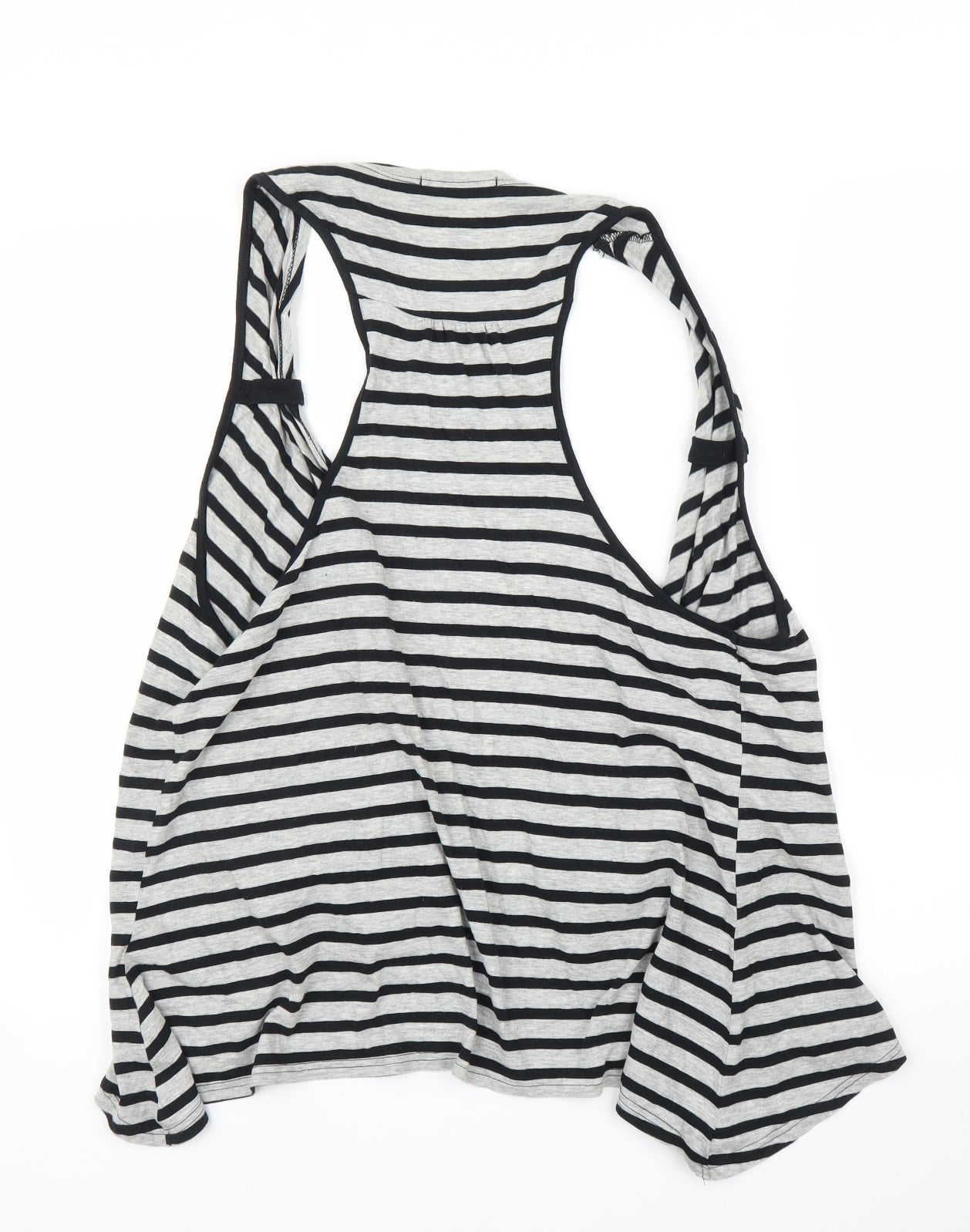 George Womens Grey Striped  Cardigan Jumper Size 16