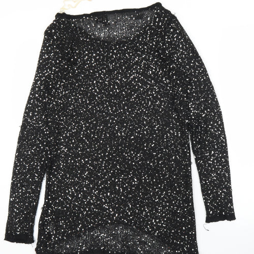 Izabel Womens Black   Pullover Jumper Size 10