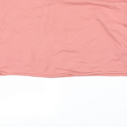 H&M Womens Pink   Pullover Jumper Size M  - Cropped