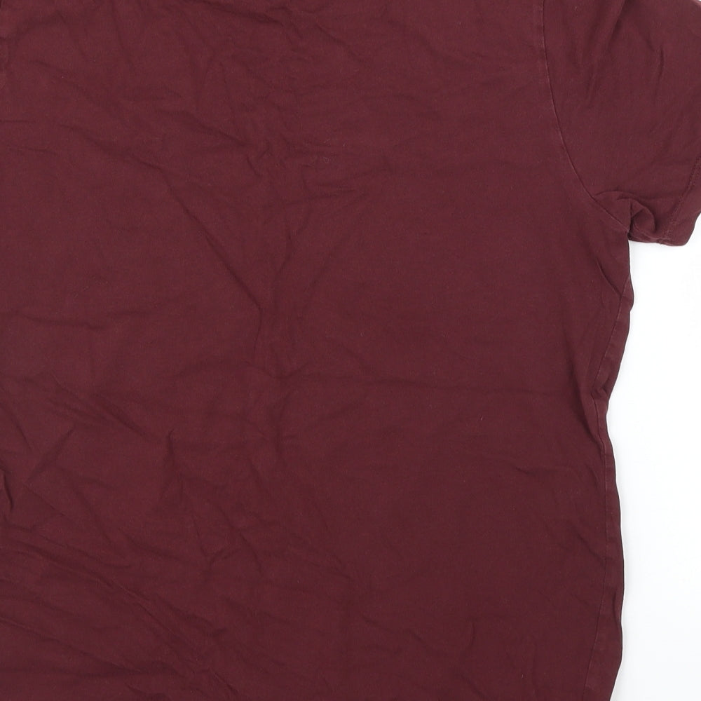 JACK & JONES Mens Purple    T-Shirt Size M