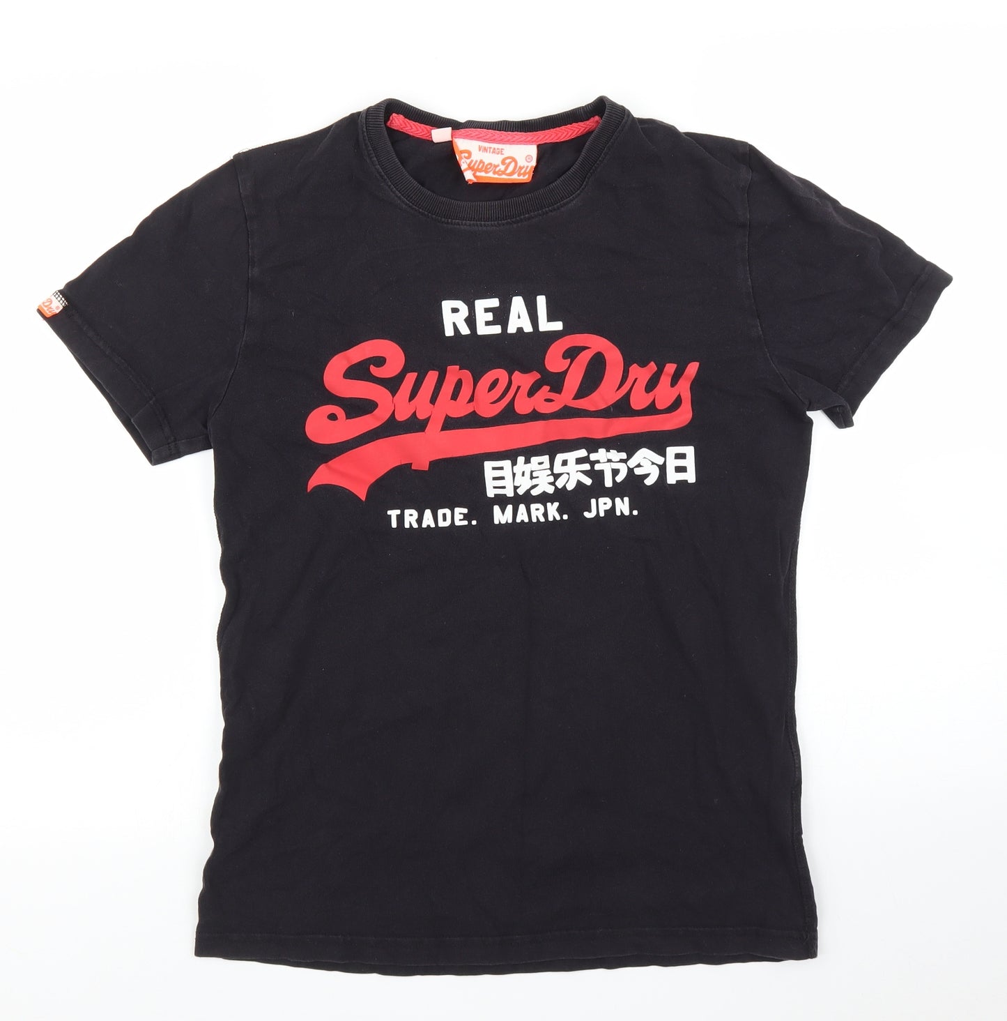 Superdry Mens Black    T-Shirt Size M