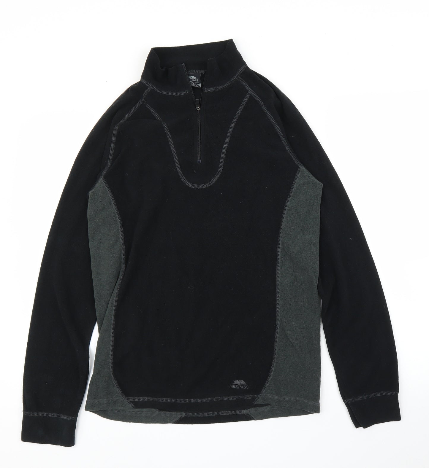 Trespass Womens Black  Fleece Pullover Jumper Size M