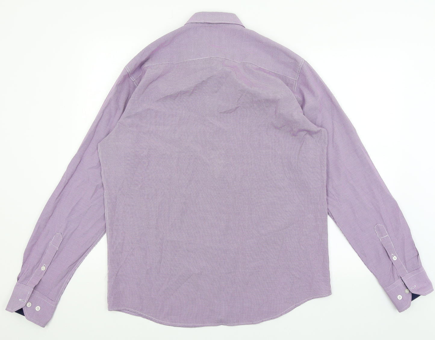 Ralph Lauren Mens Purple Check   Button-Up Size XL