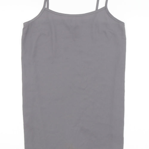 Topshop Womens Grey   Camisole Tank Size 8