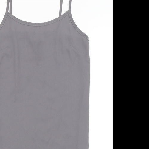 Topshop Womens Grey   Camisole Tank Size 8