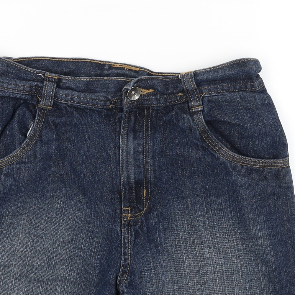 George Boys Blue   Bermuda Shorts Size 10-11 Years