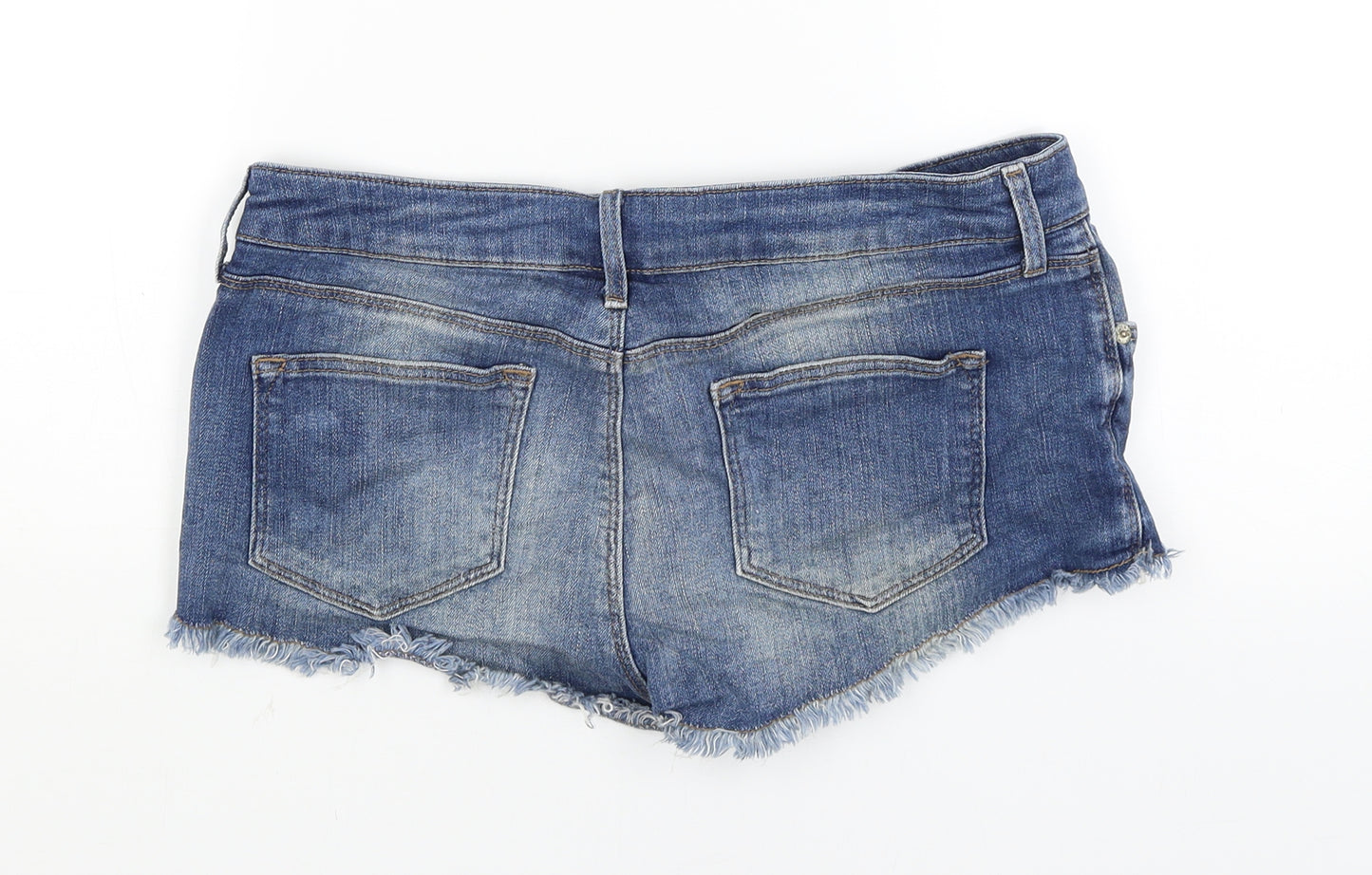 Topshop Womens Blue   Hot Pants Shorts Size 12