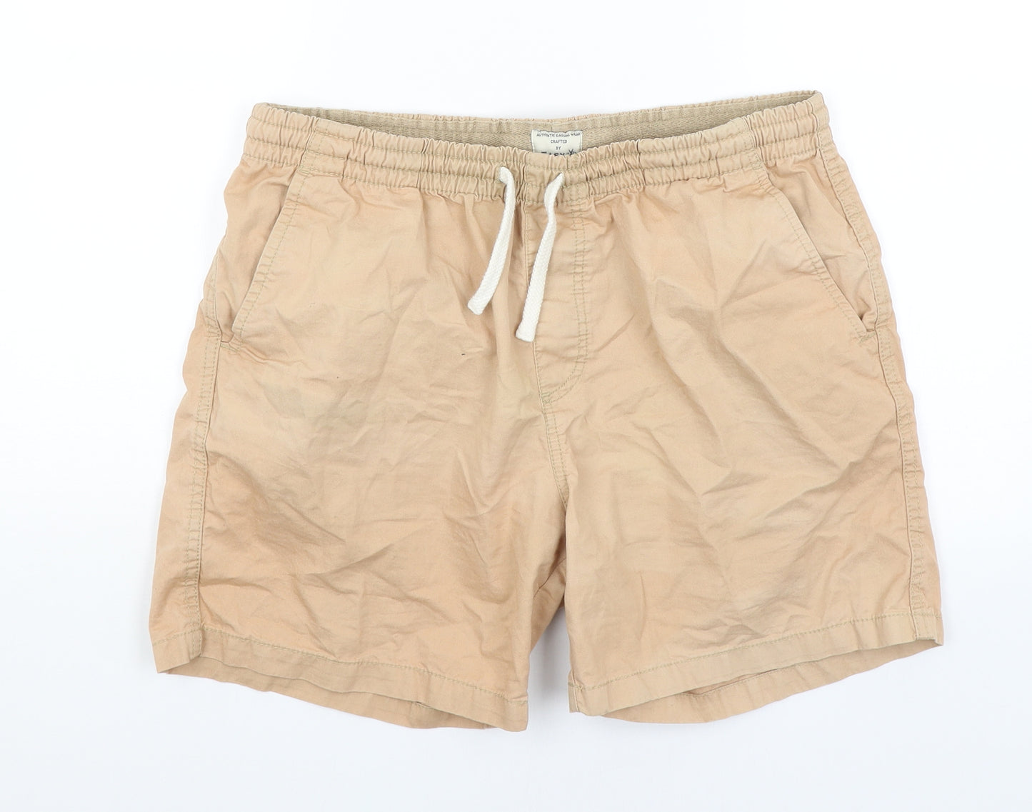 Easy Mens Beige   Chino Shorts Size L