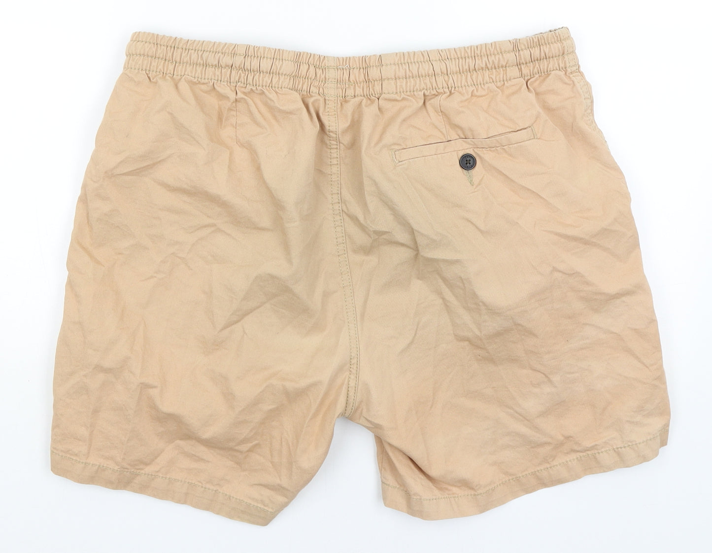 Easy Mens Beige   Chino Shorts Size L