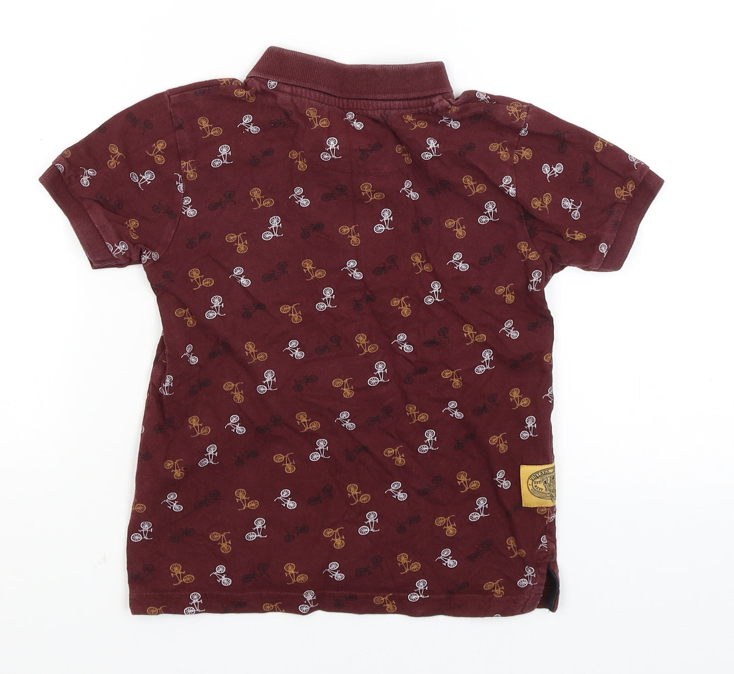 TU Boys Brown   Basic Polo Size 5 Years  - Bicycles
