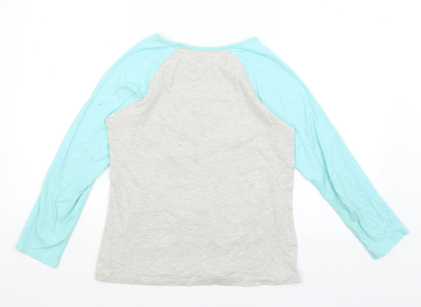 George Girls Grey   Basic T-Shirt Size 11-12 Years  - A is for Amazing