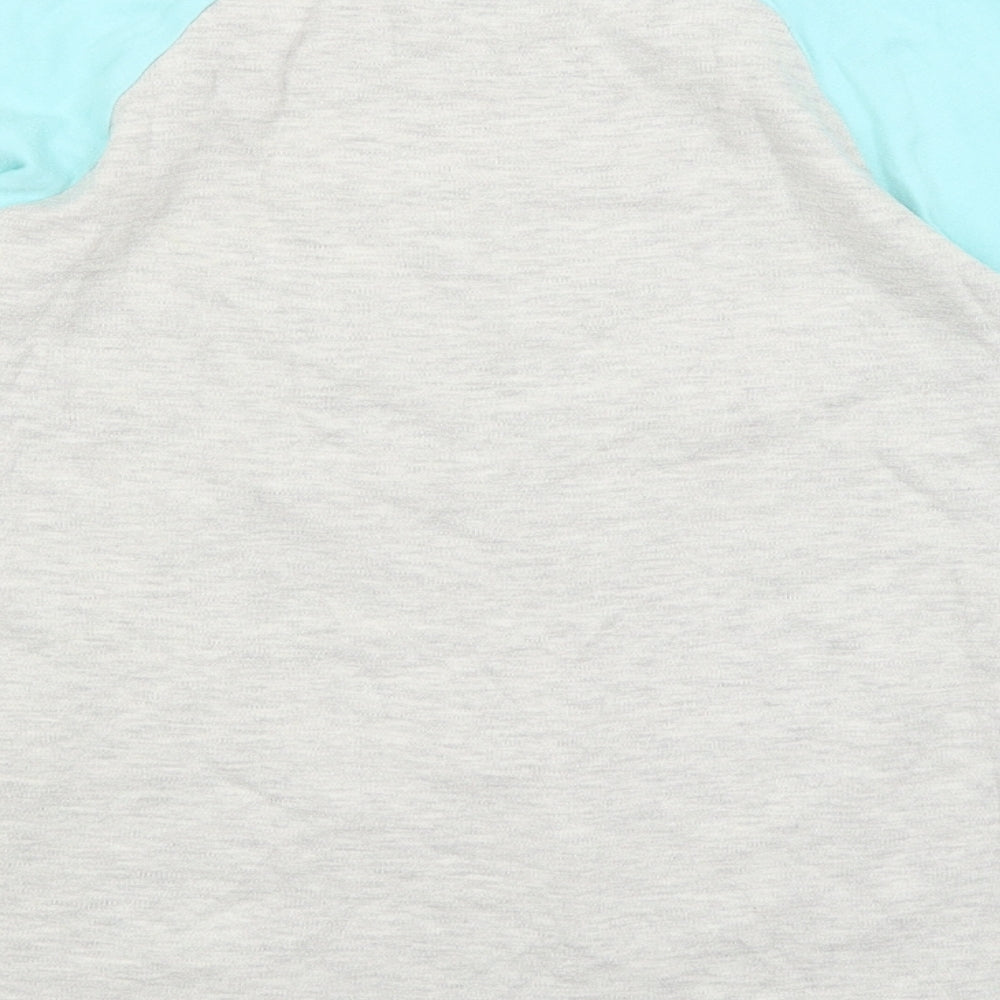 George Girls Grey   Basic T-Shirt Size 11-12 Years  - A is for Amazing