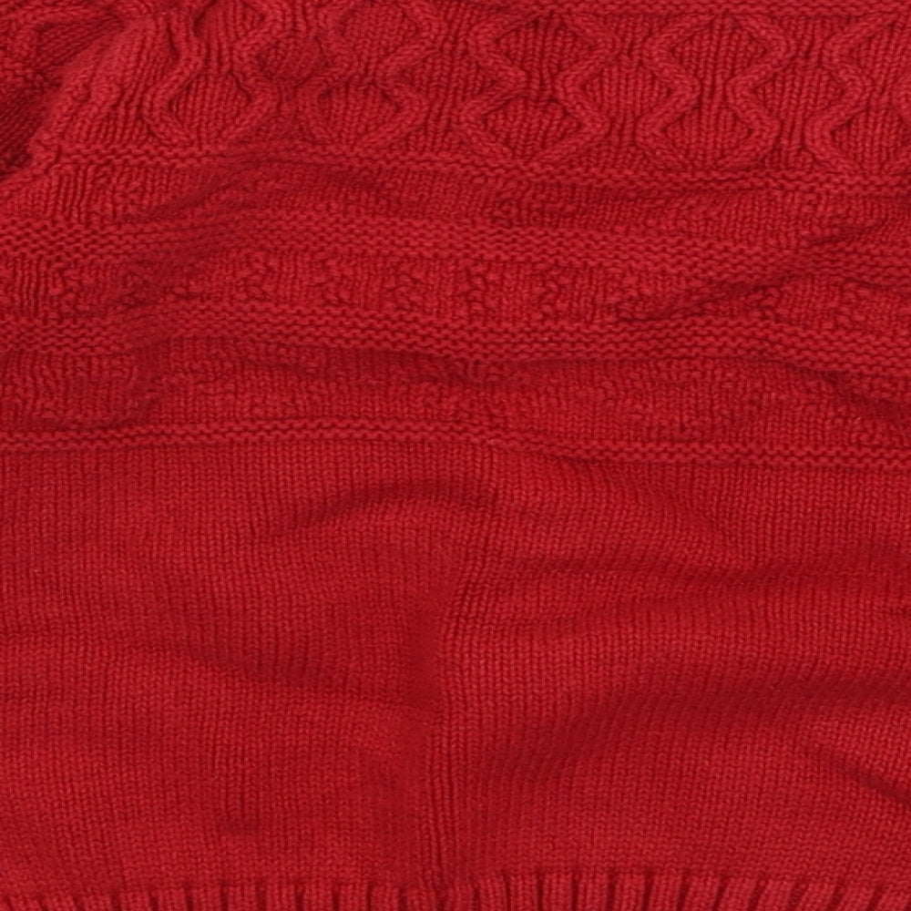 NEXT Boys Red   Pullover Jumper Size 5 Years