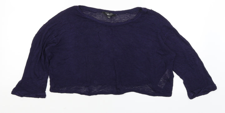 New Look Girls Blue   Cropped T-Shirt Size 12-13 Years