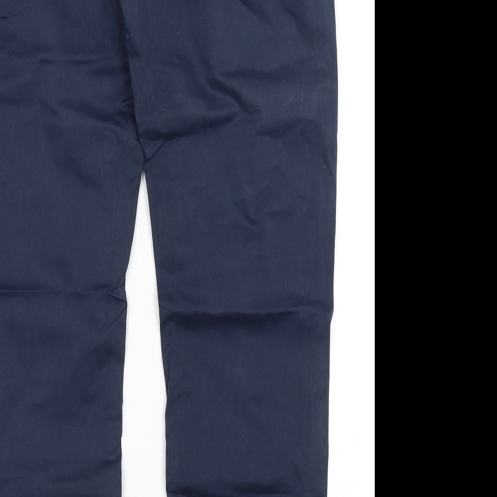 GANT Womens Blue   Cropped Trousers Size 8 L26 in