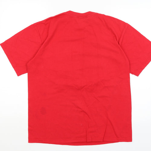 MC CC Sportswear Mens Red    T-Shirt Size M  - Love My Country